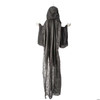 8 Ft. 2" Hanging Skeleton Reaper With Black Cloak Halloween Decoration