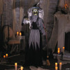 6 Ft. Animated Standing Body Turning Witch Halloween Decoration