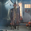 5 Ft. Light-Up Hanging Brown Reaper With Hat Halloween Decoration
