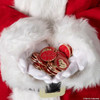 Bulk Red Santa Believe Metal Coins