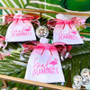 Pink Rimless Sunglasses