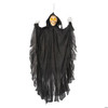 47 1/4" Animated Hanging Skeleton Reaper With Black Cloak Halloween Decoration