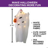 5 Ft. 10 3/4" Hanging Light-Up Ghost With Pumpkin Bag Halloween Decoration