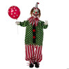 51 1/2" Animated Standing Clown With Polka Dot Balloon Halloween Decoration