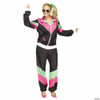 Women’S Multicolor 80’S Track Suit Costume