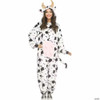 Adults E-Z Cow Hooded Jumpsuit Costume - One Size