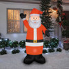 7 Ft. Airblown Inflatable Waving Santa Christmas Outdoor Yard Decoration