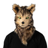 Adults Wolf Moving Mouth Overhead Mask - One Size