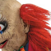4 Ft. Animated Creepy Clown With Pink Bear Halloween Decoration