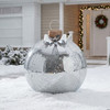 32" Disco Sparkle Silver Christmas Ornament Outdoor Yard Decoration