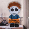 18" Halloween Michael Myers With Sign Tabletop Decoration