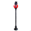 6 Ft. Light-Up Flaming Dragon Lamp Post With Sound Halloween Decoration