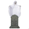 6 Ft. Ghost Woman Over Tombstone Halloween Decoration