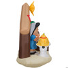 5 Ft. 8" Airblown Inflatable Peanuts Christmas Nativity Scene Outdoor Yard Decoration