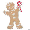 35 3/4" Iron Gingerbread Boy Christmas Decoration