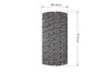 HRP Louise R/C Mft X-Champ Sport Monster Truck Tires 24Mm Hex Mounted