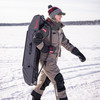 Eskimo Ice Fishing 42" Rod Securing Straps Zippered Locker Gear Storage