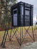 Hughes Hunting Blinds The Crusader w/ 10' Tower, Full Door, Upgraded Windows