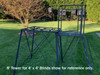 Hughes Hunting Blinds The Clubhouse 4'x8' Blind, 8' Tower, & Full Door