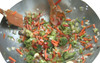 NEW King Kooker 18WC Heavy Duty 18" Steel Wok w/ Wooden Cooking Utensils