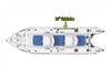 Sea Eagle 437PS (2) Person Swivel Seat Canopy Package
