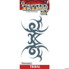 Tinsley Transfers Stamp Tribal Temporary FX Tattoo, Black