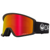 Dragon Alliance Dxt Otg Black Strape Lumalens Red Ion Lens Goggles