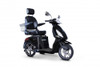 E-Wheels 3 Wheel Elite Power Scooter with Electromagnetic Brakes - Black