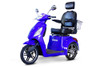 E-Wheels EW-36 3-Wheel 500W High Power Electric Mobility Scooter, Blue