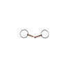 Epic Animal Bit Ring Snaffle SS 5"Copper mouth Piece with 3"Ring Stainless Steel