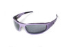 ICICLES Baby Bagger Polarized Grey Lens Sunglass Purple Flame Frame