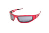 ICICLES Baby Bagger Transition Grey Lens Sunglasses with Flat Red Frame