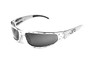 ICICLES Baby Bagger Transition Mirror Lens Sunglass in Chrome Diamond Frame