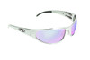 NEW ICICLES Bagger HD Road Mirror Sunglasses with Flat Chrome Frames
