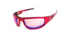 NEW ICICLES Bagger Standard HD Road Lens Sunglasses with Flat Red Frame