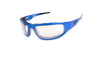 ICICLES Bagger Transition Bifocal Grey Lens Sunglasses with Flat Blue Frame