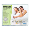 Innomax Cotton Plush Natural And Breathable Mattress Pad King