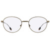 IVI Eyewear AGENT ANTIQUE GOLD With AMBERCOMB TORTOISE Frame Eyeglasses