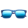 IVI Eyewear Gravitas Matte Midway Blue and Antique Brass Frame Sunglasses