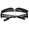 IVI Eyewear Living Shield Polished Black frame with Grey Lens Sunglasses