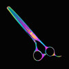 Kashi CB-752TR Thinning / Texturing 52 Teeth 7" Rainbow Hair Shears / Scissors