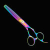 Kashi CB-912TR Rainbow Titanium Thinning / Texturing 30 Teeth 6" Hair Shears