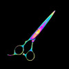 Kashi Left Hand CBL-520DR Cobalt Hair Cutting 6" Rainbow Shears / Scissors