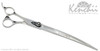 KENCHII Shinobi Level-3 9.5 Inch Curved Offset Lefty Stainless Steel Scissor