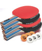 Killerspin 110-09 JET PADDLE SET 4 with 5 Wood Layers Table Tennis Rackets