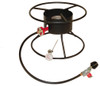 King Kooker 110-17PKT 12" Portable Outdoor Propane Cooker w/ 17" Top Ring