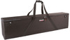 Lakewood Soft-Sided Hard Deluxe Double Scoped Rifle Case W/ Wheels - Black