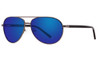 New Onos new CASTLE Blue Bifocal +2.50 LENS POLARIZED Gunmetal Black frame Sunglasses