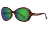 New Onos Dauphine Green Mirror Bifocal +2.25 Power Polycarbonate Lens Tortoise sunglasse