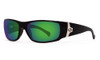 ONOS ORETI green Mirror POLARIZED Black Frame Sunglasses